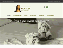 Tablet Screenshot of hotelmonalisa.com.br